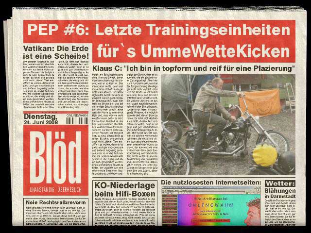 Dienstagausgabe zur PEP #6