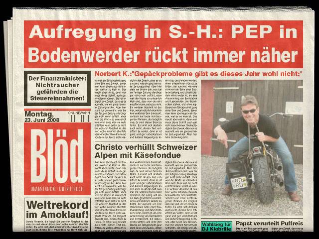Montagsausgabe zur PEP #6