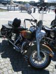 Mit 25 alten Harleys durch den Kreis Stormarn fahren