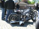 Mit 25 alten Harleys durch den Kreis Stormarn fahren